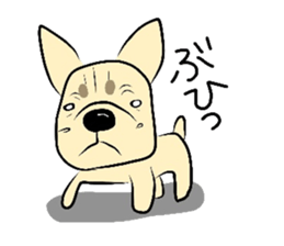 The daily life of a cute French bulldog sticker #4665622