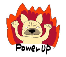 The daily life of a cute French bulldog sticker #4665625