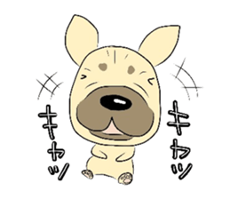 The daily life of a cute French bulldog sticker #4665630