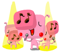 Pig is three little sticker #4665909