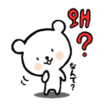 chococo's Korean bear sticker #4667601