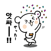 chococo's Korean bear sticker #4667617