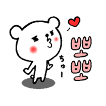 chococo's Korean bear sticker #4667618