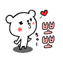 chococo's Korean bear sticker #4667618