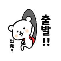 chococo's Korean bear sticker #4667624