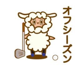 baseball sheep sticker #4668515
