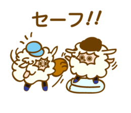 baseball sheep sticker #4668522