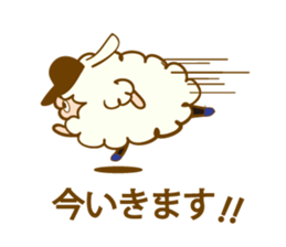 baseball sheep sticker #4668547
