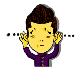Japanese Gang Student sticker #4669361