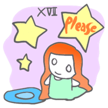 Tarot card Sticker (pop and cute) sticker #4669529