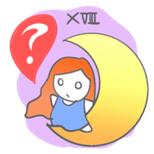 Tarot card Sticker (pop and cute) sticker #4669530