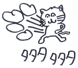 Happy cat story sticker #4670015