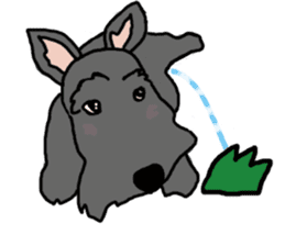 Cute Scottish Terriers sticker #4670046