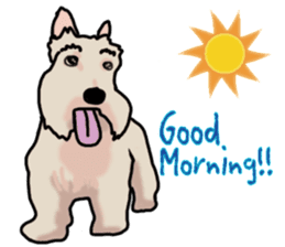 Cute Scottish Terriers sticker #4670050