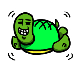 a turtle is optimistic sticker #4670307