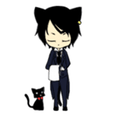 A cat butler sticker #4670312