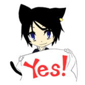 A cat butler sticker #4670319