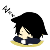 A cat butler sticker #4670322