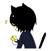 A cat butler sticker #4670323