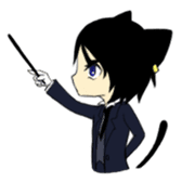 A cat butler sticker #4670328