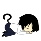 A cat butler sticker #4670329