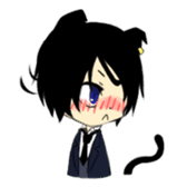 A cat butler sticker #4670331