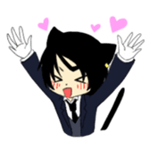 A cat butler sticker #4670333