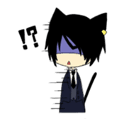 A cat butler sticker #4670336