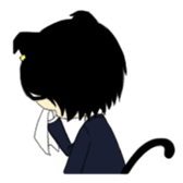 A cat butler sticker #4670337