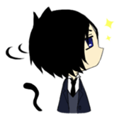 A cat butler sticker #4670340