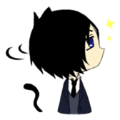 A cat butler sticker #4670340