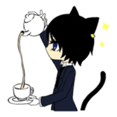 A cat butler sticker #4670342