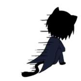 A cat butler sticker #4670343