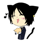 A cat butler sticker #4670344