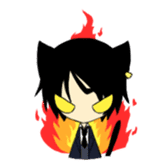 A cat butler sticker #4670345