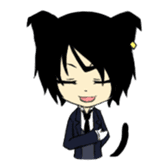 A cat butler sticker #4670346