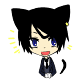 A cat butler sticker #4670348