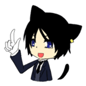 A cat butler sticker #4670350