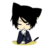 A cat butler sticker #4670351