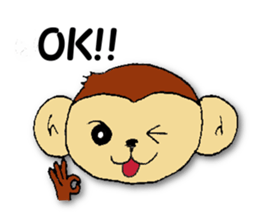 Monkey brothers sticker #4670780