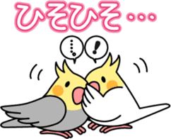 Cockatiel "Okameinko-chi" sticker #4671558