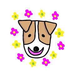 Jack Russell terrier sticker