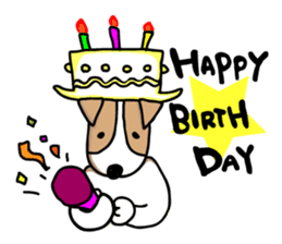 Jack Russell terrier sticker sticker #4672802