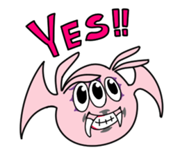 Mr.pink monster sticker #4672872