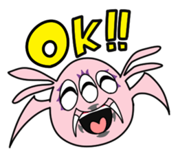 Mr.pink monster sticker #4672874