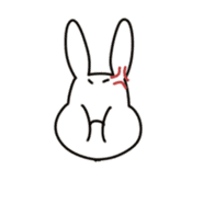 rabbit4 sticker #4673795