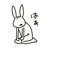 rabbit4 sticker #4673796