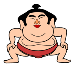 A sumo wrestler "Danganji" sticker #4675403