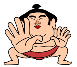 A sumo wrestler "Danganji" sticker #4675404