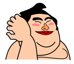 A sumo wrestler "Danganji" sticker #4675407